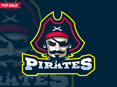 Pirates Logo desig esport esports exclusive for sale game gaming logo mascot pirate sport vector