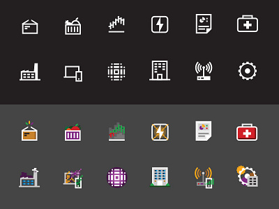 Sectors icons icons
