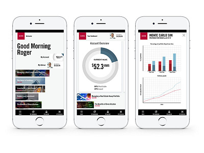 App design for HNW banking