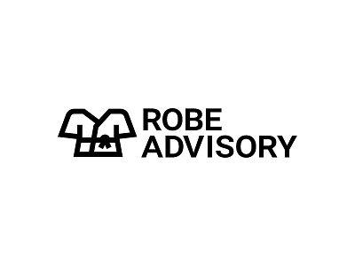 Robe Advisory tool finance jokes icon logo design robes