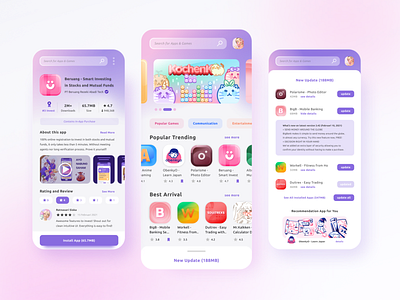 My Apps Collection app cat design figma gradient icons illustration logo pastel product soft store ui vector