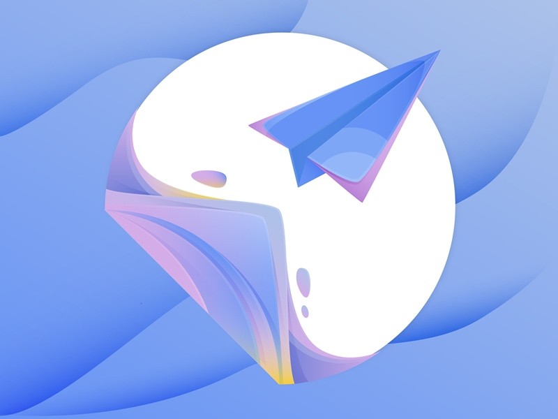 Submit Illustration deliver send apply web section submit paper plane icons illustration