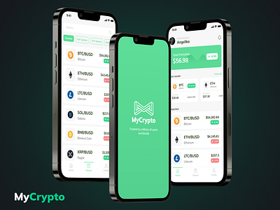 Crypto-wallet crypto crypto wallet mobile app ui ux