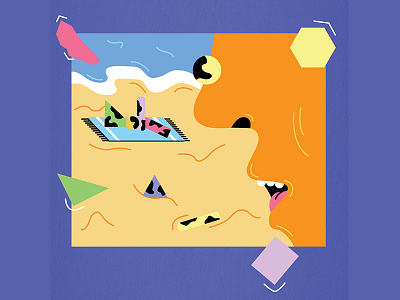 April 5, Cheer Up Charlie's abstract illustration music poster