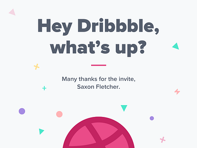 Hey Dribbble