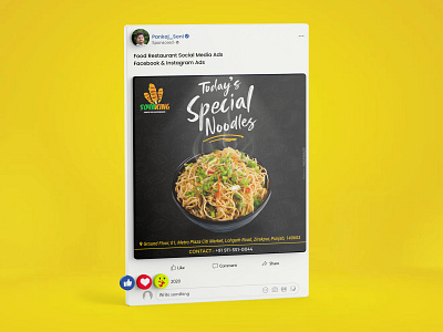 Food Social Media Post Design ads advertising branding creative ads creative design design digital ads digital advertisements digital marketing facebook ads food food restaurant graphic design illustration illustrator photoshop restaurant smo social media ads social media posts