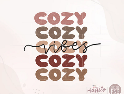 Cozy Vibes Retro Png app branding design graphic design illustration logo typography ui ux vector