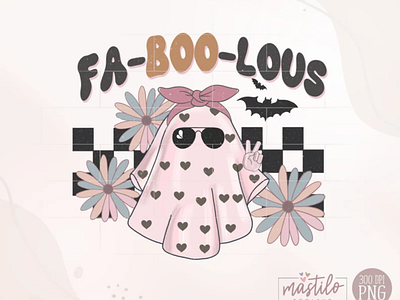 Faboolous Png, Groovy Halloween Png