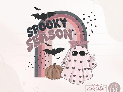 Groovy Halloween Png, Spooky Season Png app branding design graphic design illustration logo typography ui ux vector