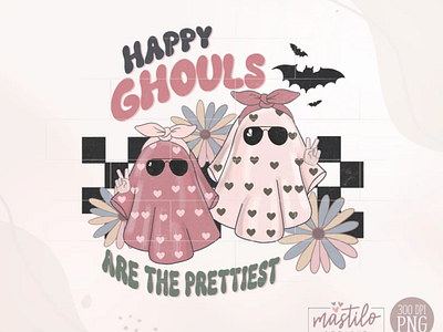 Ghouls Png, Ghouls Gang Png, Groovy Halloween Png