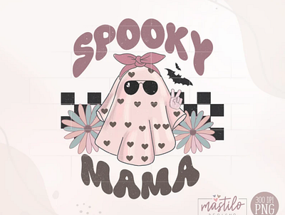 Spooky Mama Png, Spooky Mama Mini Png app branding design graphic design illustration logo typography ui ux vector