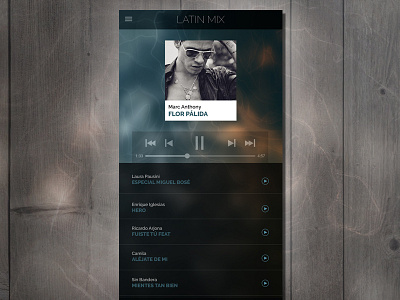 Daily UI #9 Music player dailyui music player ui design