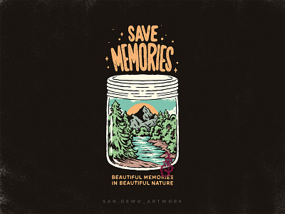 Save Memories Outdoor Badge