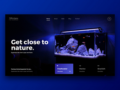 Aquascaping Landing Page