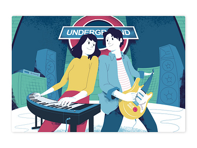 First Debut first shot gigs illustration music vector