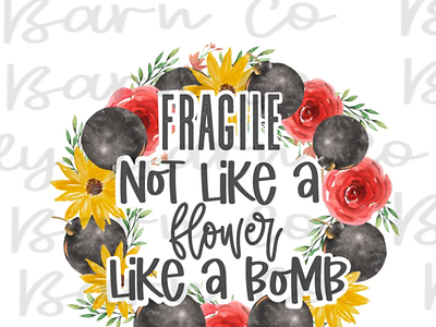 Fragile Flower PNG | Instant Download | Sublimation