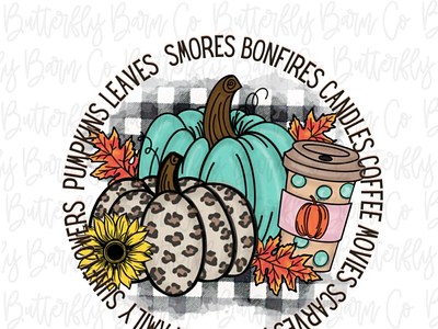 Fall Favorites PNG | Instant Download | Sublimation