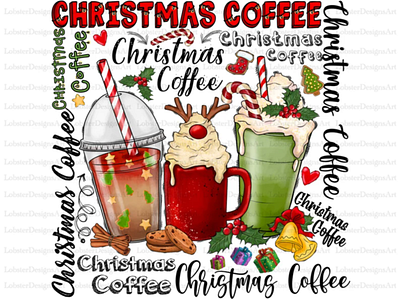 Christmas Coffee Drink Png,Christmas Sublimation Designs