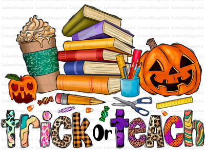 Trick Or Teach Png, Halloween Png, Teach Png 3d animation app branding design graphic design illustration logo motion graphics ui vector