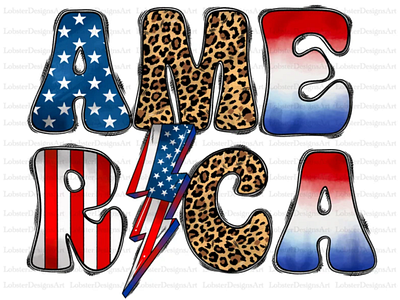 America 4th Of July Png File, Dog Design