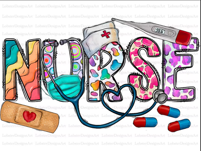 Nurse Sublimation Design Png, Nurse Png