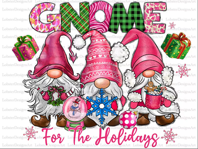 Gnome For The Holidays Png, Merry Christmas Png