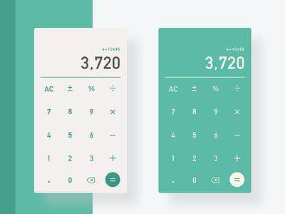 Daily UI #4 - Calculator