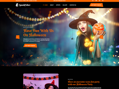 Halloween Party WordPress Theme