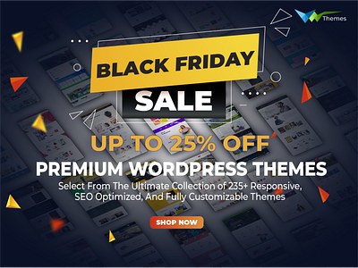 WordPress Black Friday deals on Premium WordPress Themes