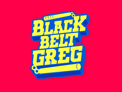 Black Belt Greg belt black cool crazy dj filip funk greg komorowski music oldschool typography