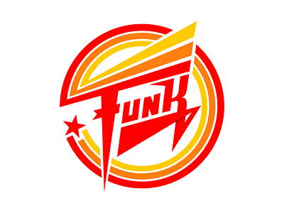 Funk amazing circle cool disco filip funk happy komorowski logotype music red typography