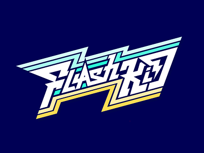 Flash Kid cool fast filip flash kid komorowski light magic power typografia typography warsaw