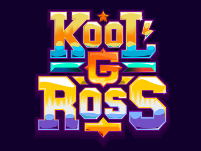 Kool G Ross chrome color filip komorowski kool light serif style typography