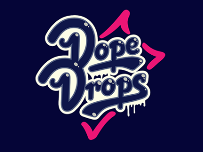 Dope Drops custom dj filip fire komorowski logotype music power raw scratch swag turntable