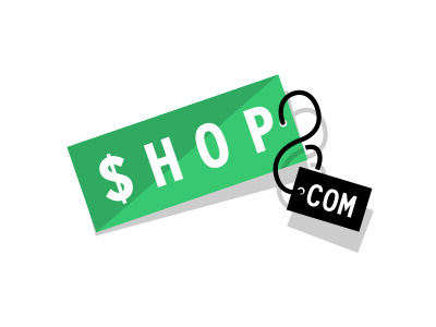 Shop dollar green letters money note shop shopping typography