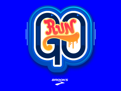 Brooks Go Run boots brooks filip komorowski letters poland running typography warsaw