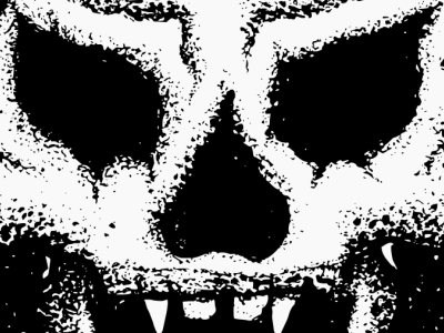 Skull filip illustration komorowski skull typography vector zombie