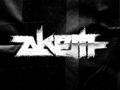 Akem dark dots energy komorowski logotype metal music power raw