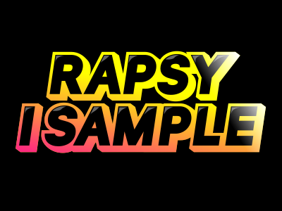 Rapsy I Sample logotype music party logotype