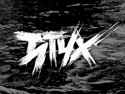 Styx black dark metal raw river typography