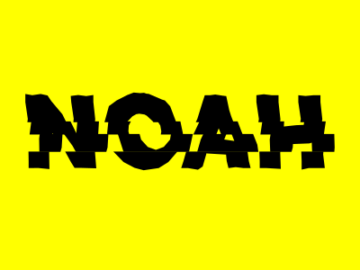 Noah Glitch glitch graffiti magic new typography urban