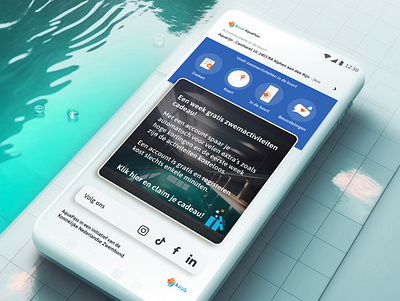 Mobile App - Swim activity finder activities activity application aqua bold finder mobile pool prototype search swimming ui ux