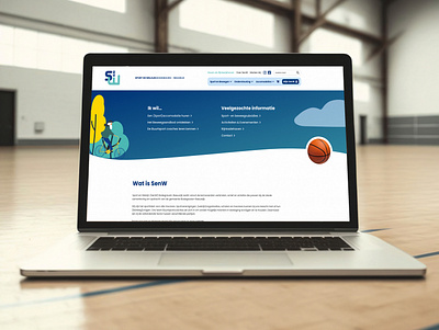 Website design - Local sport and health provider branding clean design desktop health local navigation organisation playful services sports ux