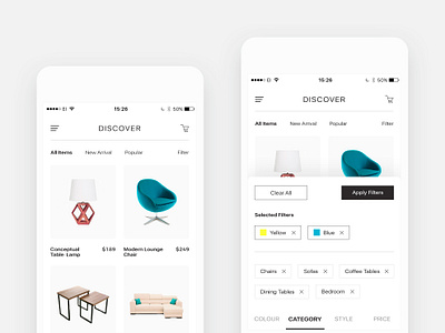 E-commerce UI Design by Bożena Dowgan on Dribbble