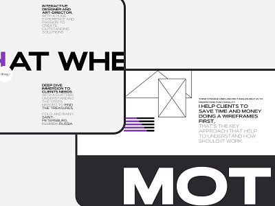 ALDB Portfolio Design Concept clean dark design minimal portfolio typography ui ux web website