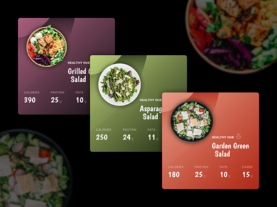 Introducing healthy food options design visual