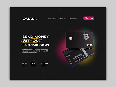 Crypto wallet home page concept concept crypto design mainpage product top design dribbble ui ui design ux ux design web website
