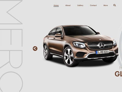 Merz Benz Landing page
#003 #DailyUI #landing page