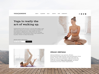 YOGA ui design