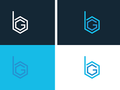 B+G Minimal logo design